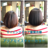 サイエンスアクアのbefore→after♪ 1回の髪質改善でこんなにまわりから褒められる憧れのツヤ髪に!! の画像