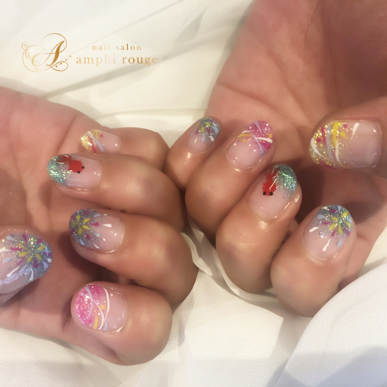 花火と金魚とヨーヨーnail Haraさんのブログ Cosme アットコスメ