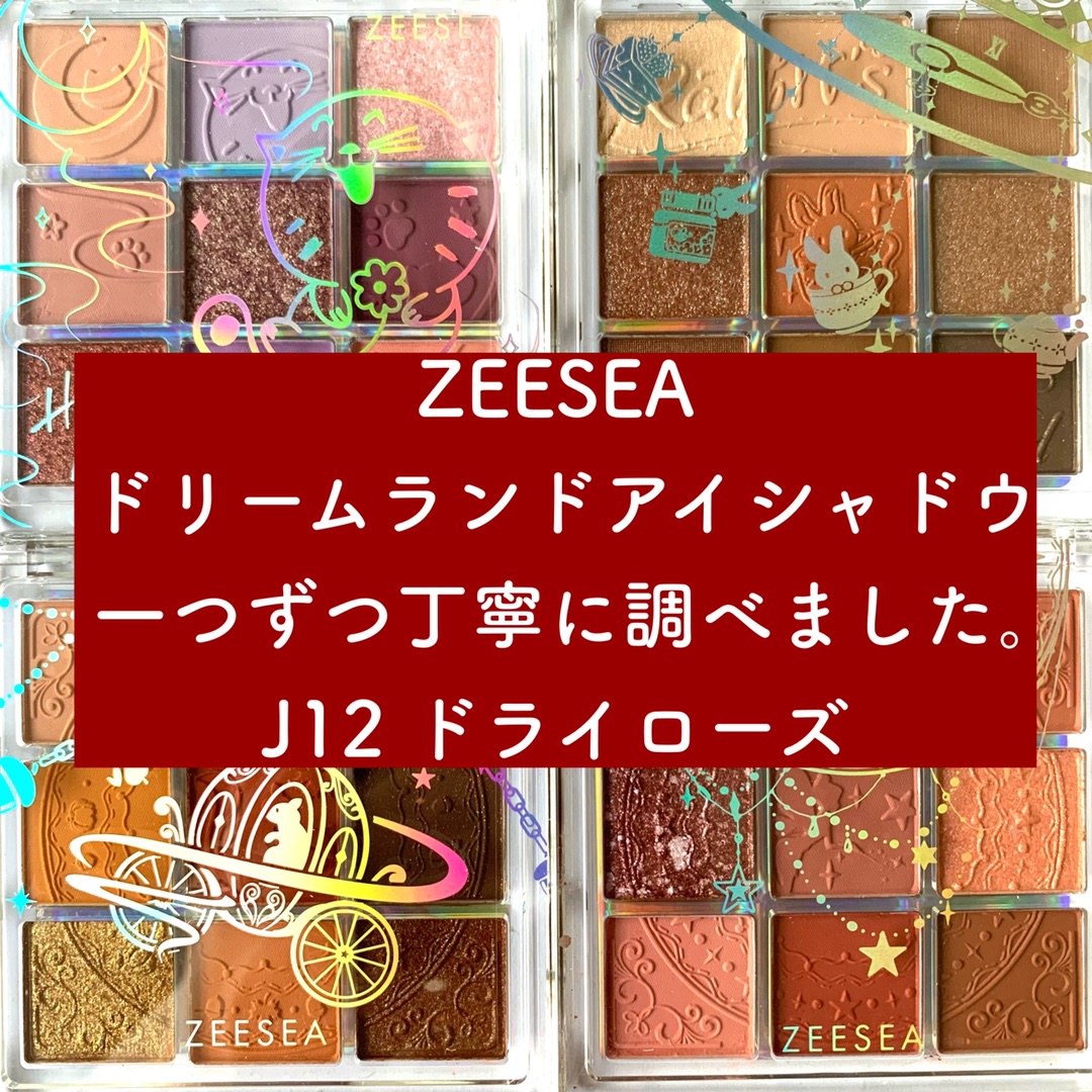 【ZEESEA】とにかく可愛くて、買いやすい話題のアイシャドウ