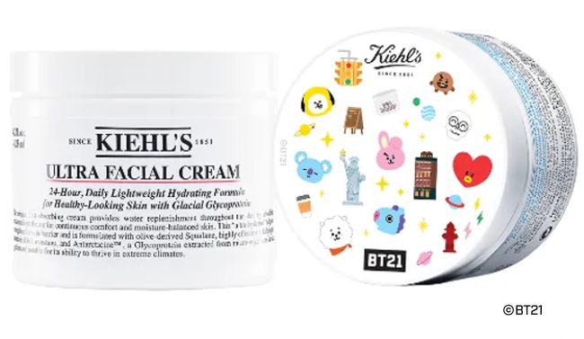 BT21 MEETS KIEHL'S☆大人気のクリーム UFCに限定エディション登場