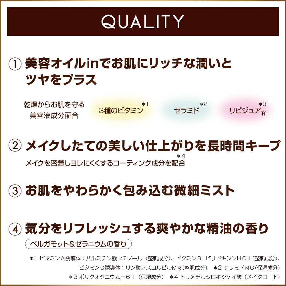 11/15発売】心を満たす香りとうるおいの「セッティングオイルミスト