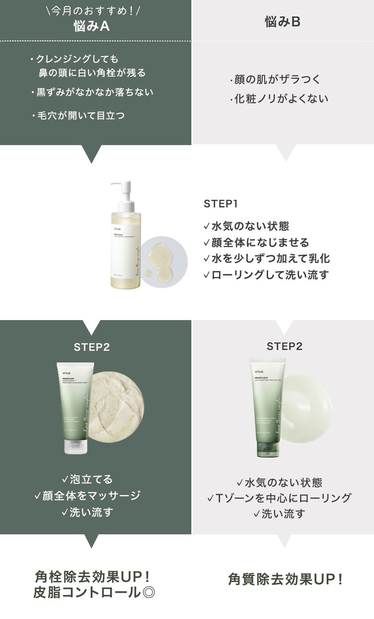 Anua】＼毛穴ストレスから解放／日々のクレンジングで「つるりん卵肌 