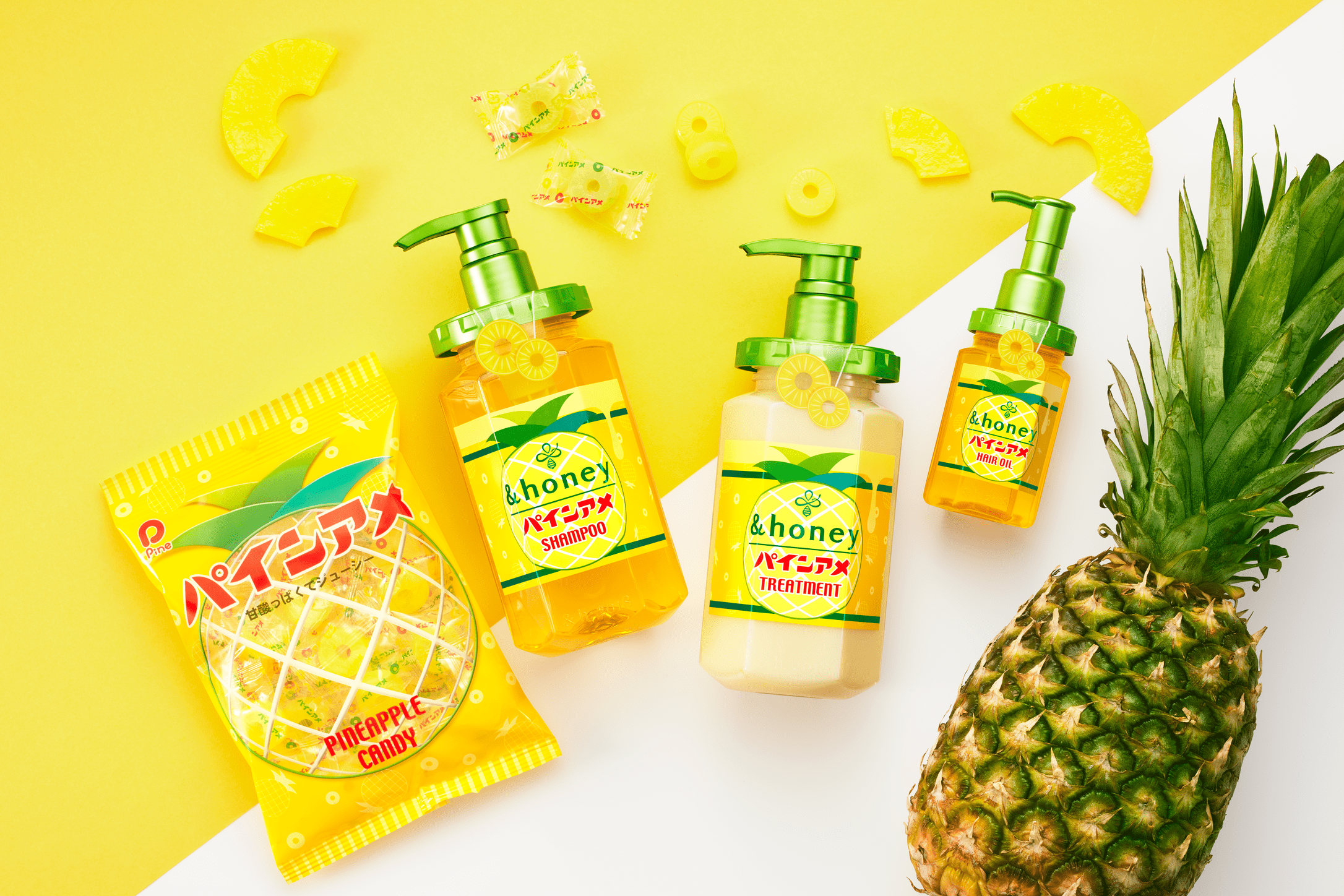 &honey シリーズ初！『パインアメ』とのコラボ商品が登場