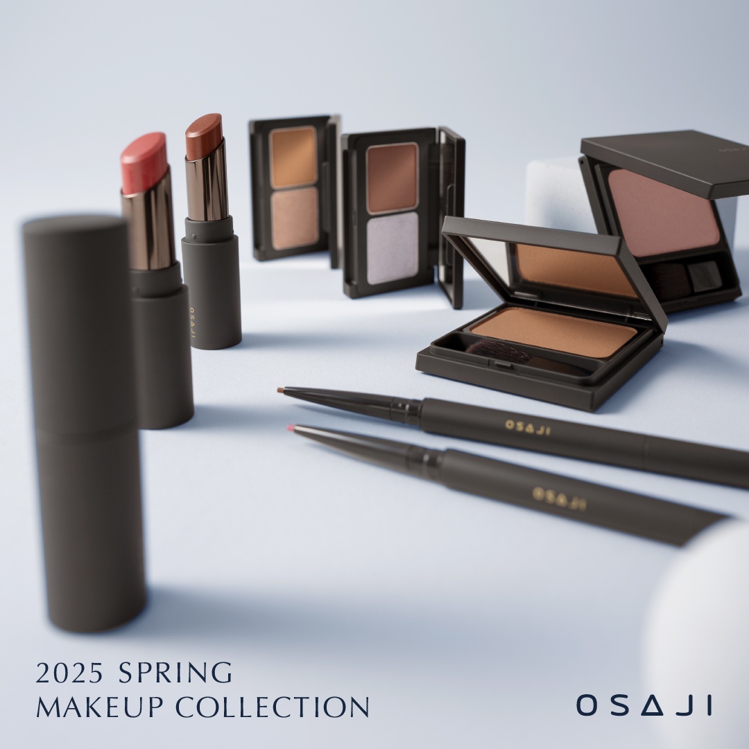 オサジ・春新作コスメ2025】 1／15、2／12発売・異なる質感で