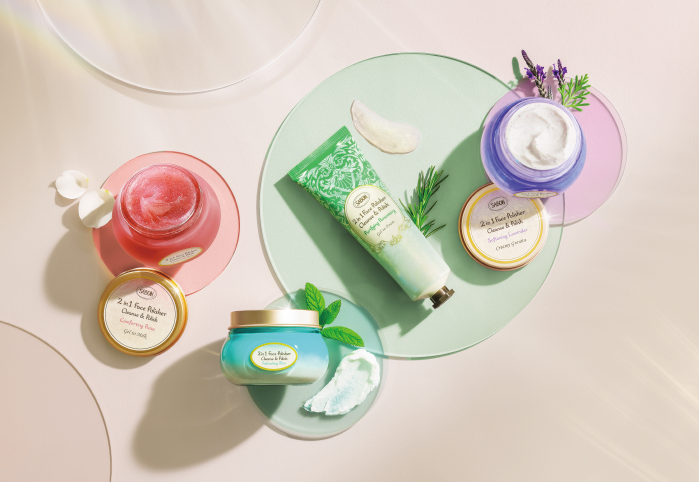 SABON 化粧水 フェイスポリッシャー ボディースクラブ セット s0076.jpg