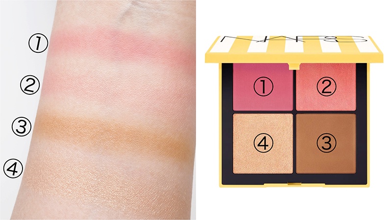 NARS25年夏コスメ、「南仏のビーチ」着想“パラソル風”リップ
