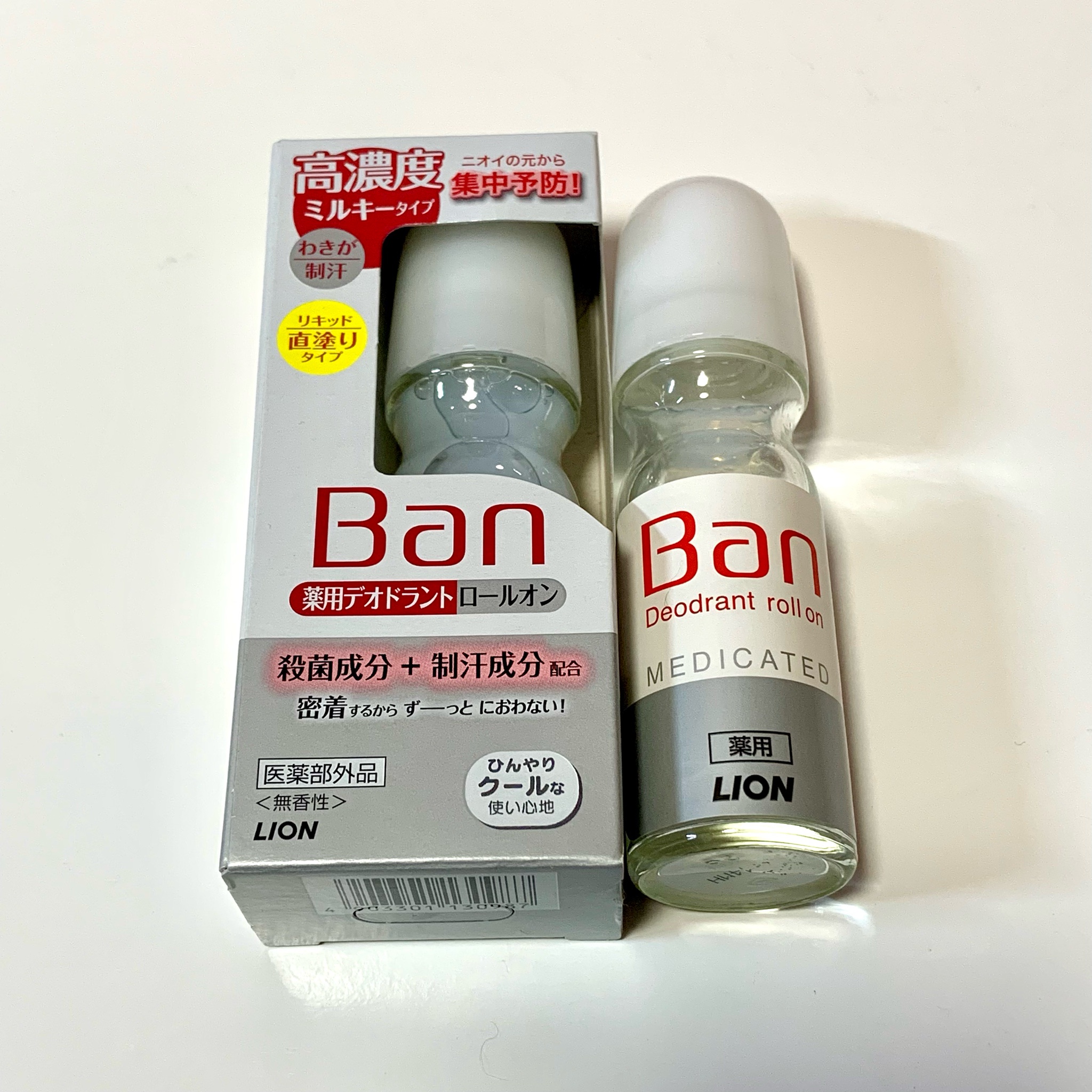 ban 薬用デオドラントロールオン 高濃度ミルキータイプ×12 - 制汗