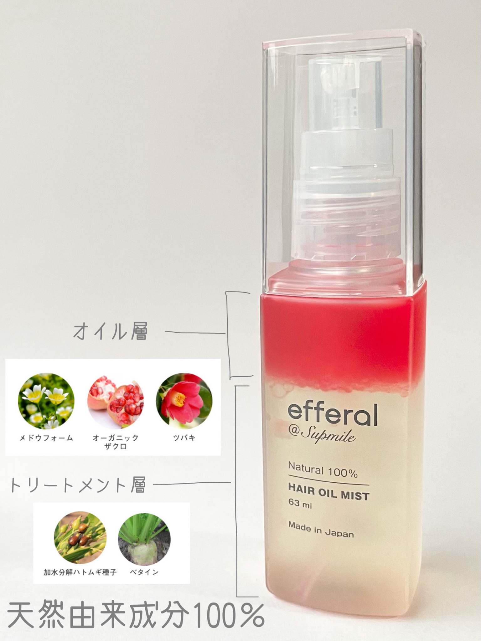 efferal / ヘアオイルミストの公式商品情報｜美容・化粧品情報はアット