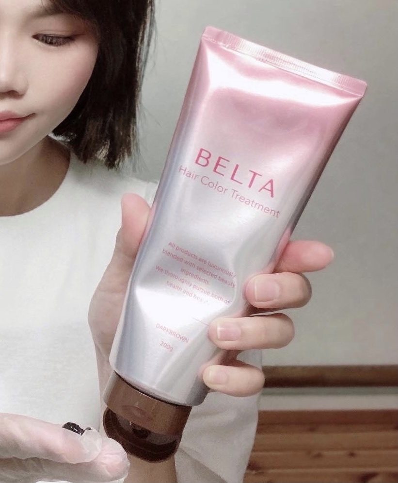 BELTA ヘアカラートリートメント ダークブラウン 200g - カラーリング 