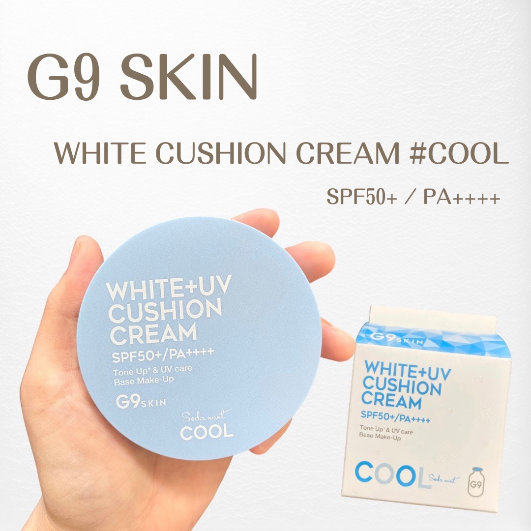 G9 SKIN / WHITE +UV CUSHION CREAM #COOLの公式商品情報｜美容
