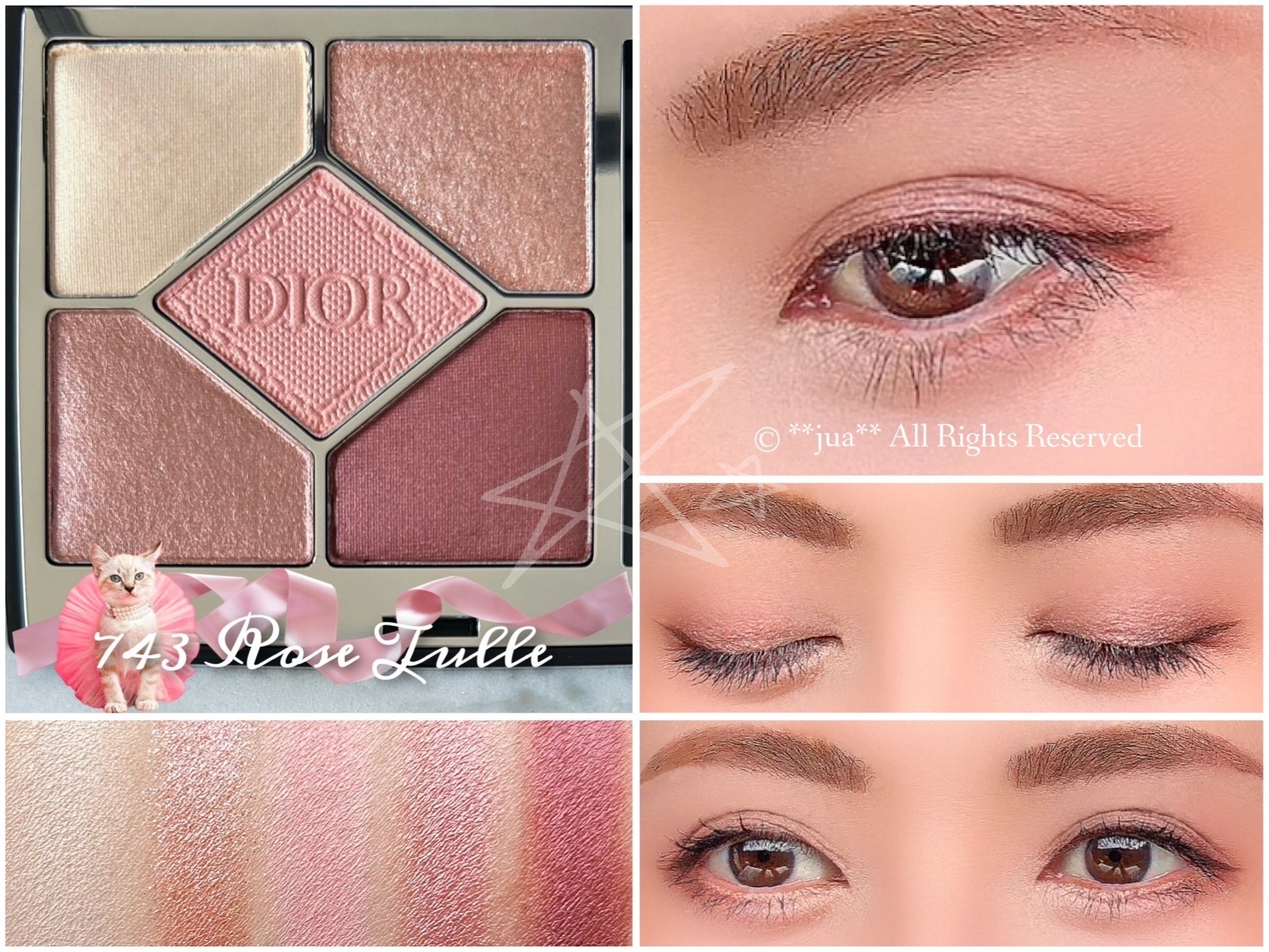 Dior ディオールショウ サンク クルール #743 ROSE TULLE - アイシャドウ