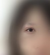 眠そうな目のメイク