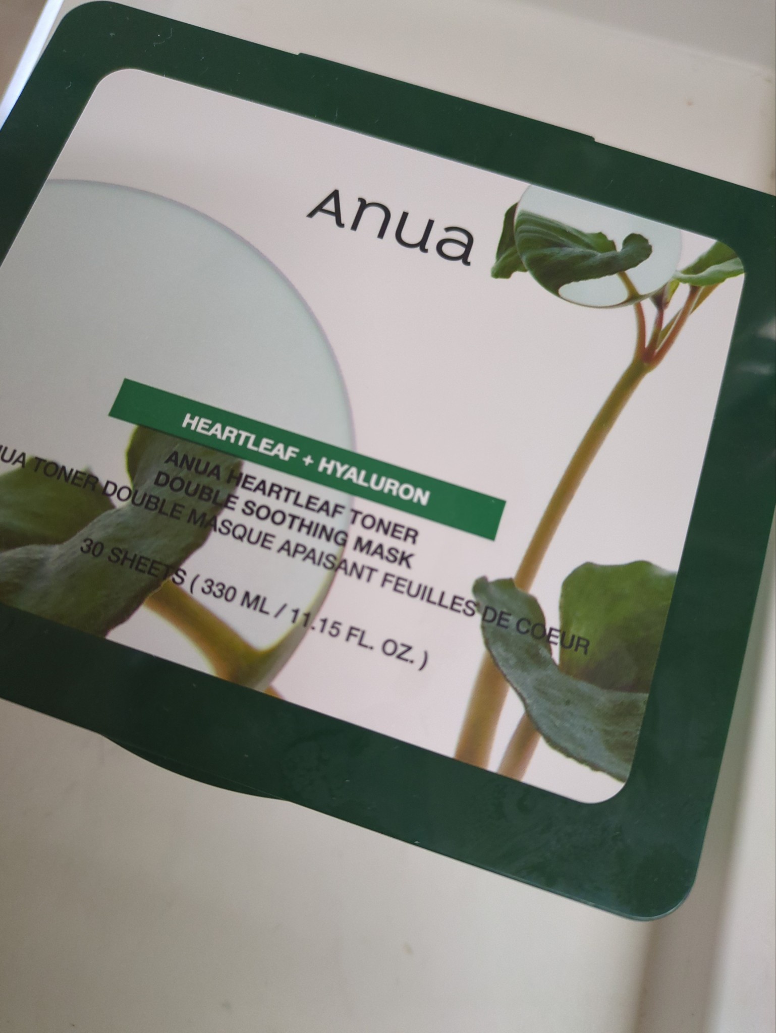 Anua / ドクダミトナー ダブルスージングマスクの公式商品情報