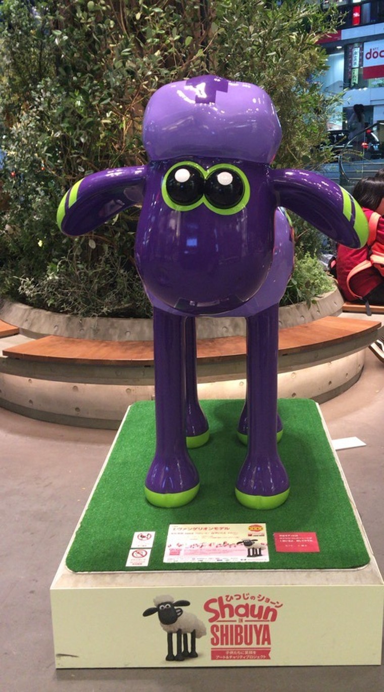 Shaun In Shibuya エヴァンゲリオンのひつじのショーン Nobokoさんのブログ Cosme アットコスメ