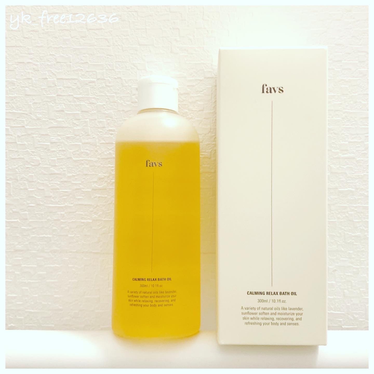 公式】favs CALMING RELAX BATH OIL | カーミングリラックスバスオイル | CAバスオイル