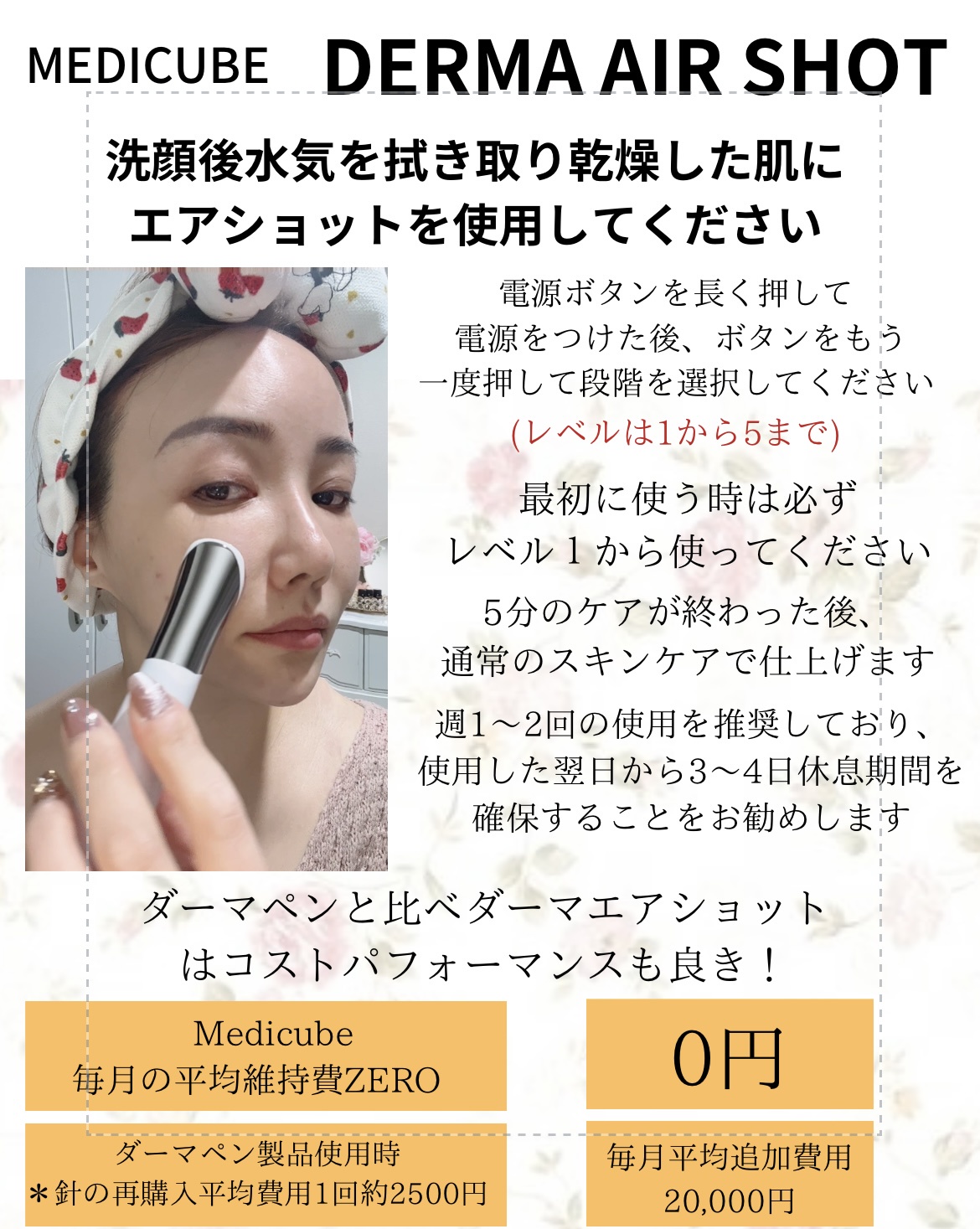 medicube ダーマエアショット - 美容機器