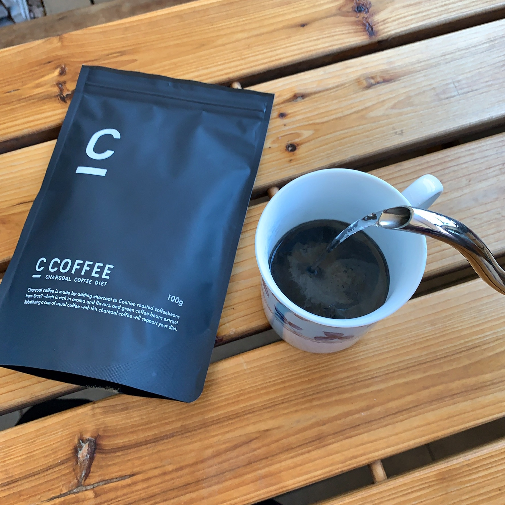 日本製】 C COFFEE チャコールコーヒーダイエット ラテ味 100g×2