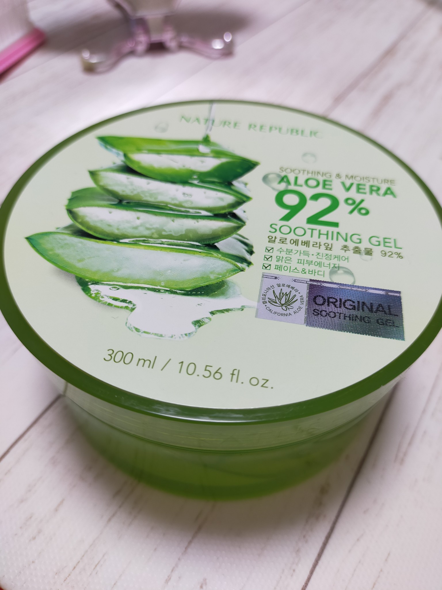 ネイチャーリパブリック / SOOTHING&MOISTURE ALOE VERA 92％ SOOTHING