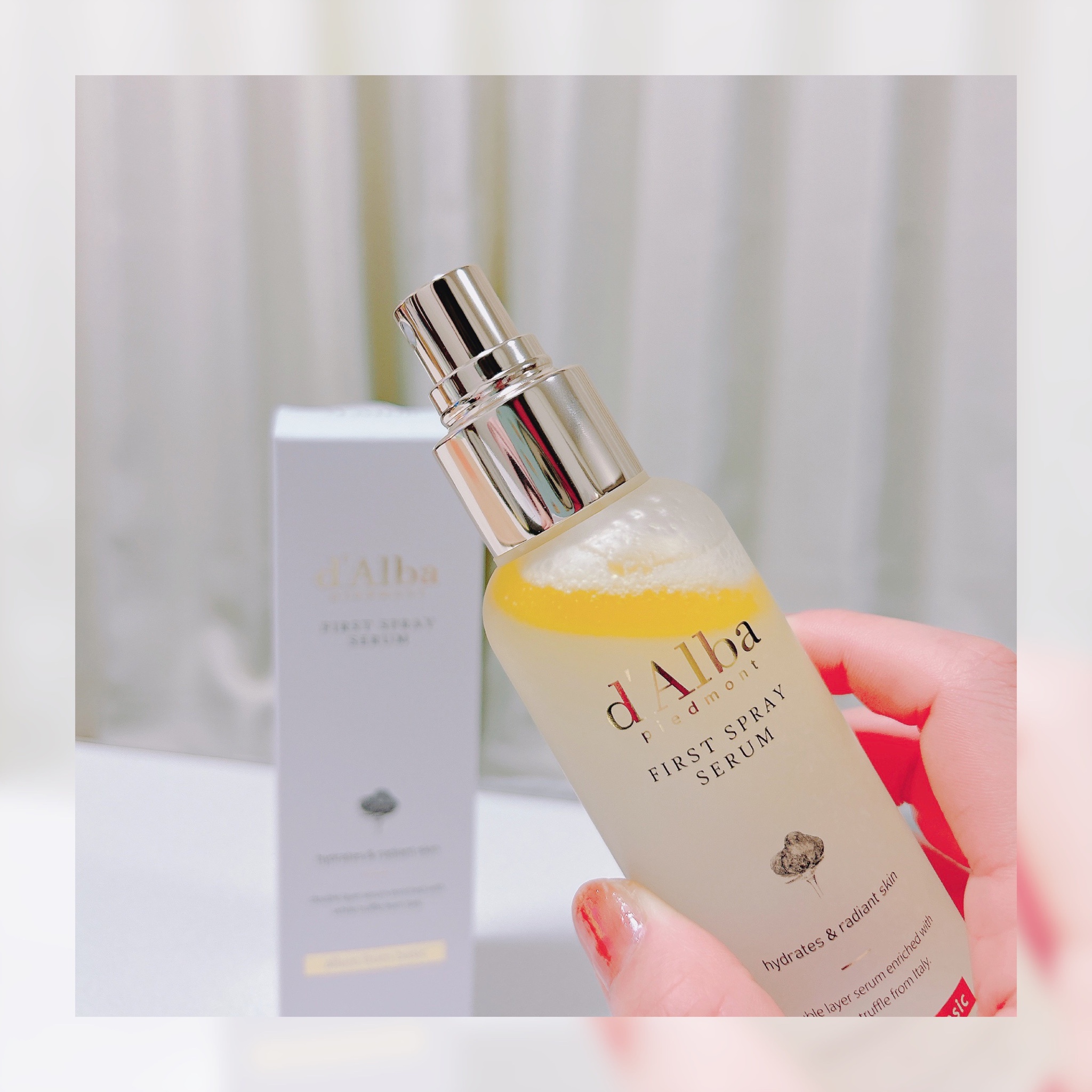 ダルバ d'Alba UV ESSENCE とファーストスプレーセラム