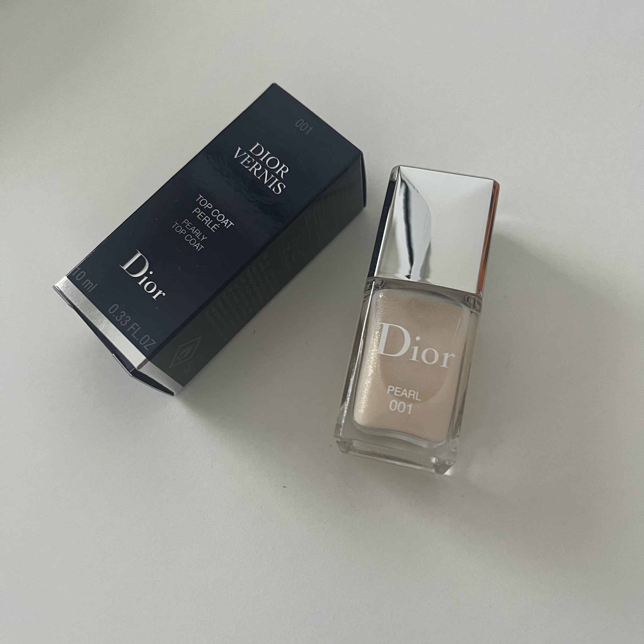 001 パール Dior ヴェルニ トップコート - ネイルベースコート・トップ