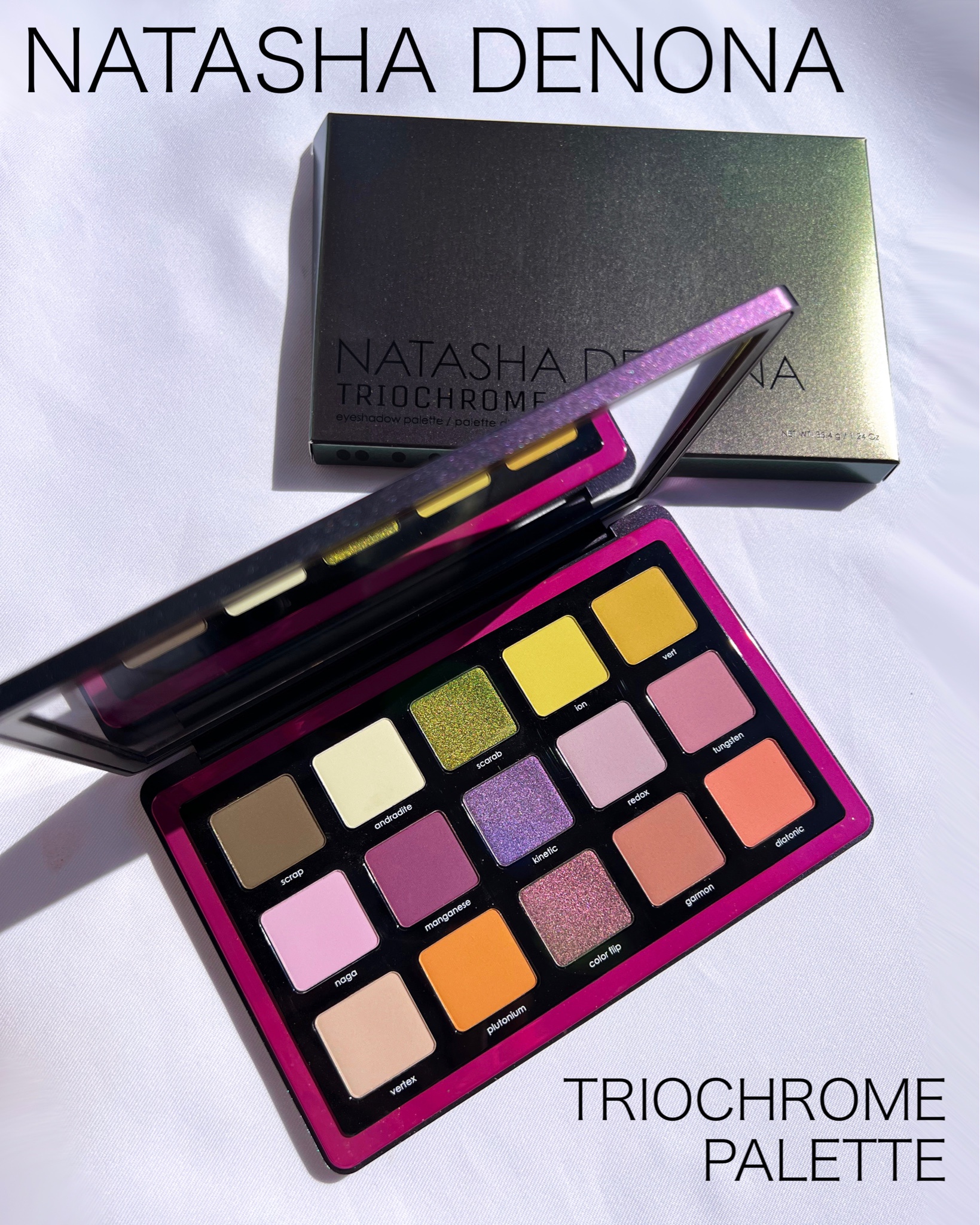 natasha denona triochrome palette アイシャドウ神経質な方はご