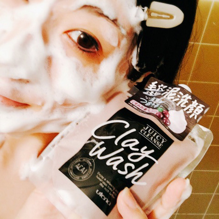 ウテナ「ジューシィクレンズ クレイウォッシュ」おしゃれなパケも泡質もお気に入りの洗顔☆ | rancidさんのブログ - @cosme(アットコスメ)