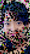 目のシワ
