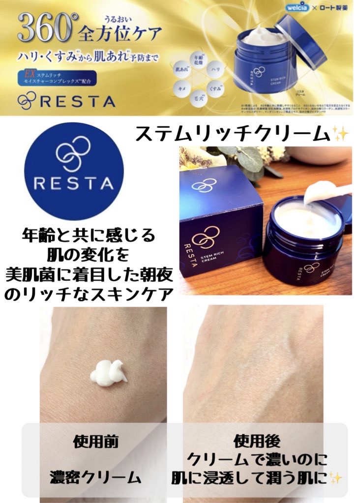 ウエルシア限定発売 リスタ ステムリッチUV+ウォッシングクリーム 