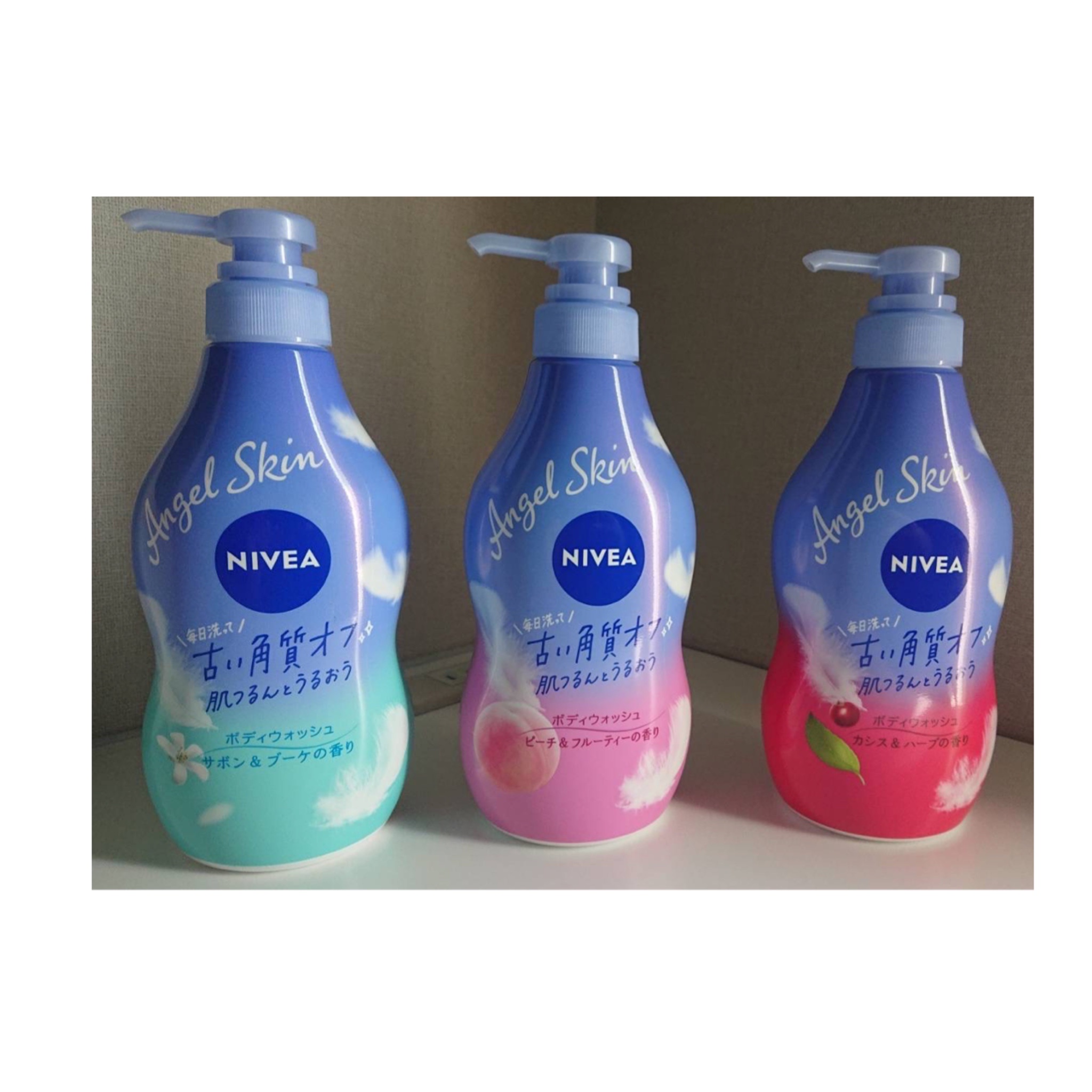 花王 kao ニベア エンジェルスキンBW サボン ブーケ ポンプ 480ｍｌ 4901301361707 取り寄せ商品 ブランド雑貨総合