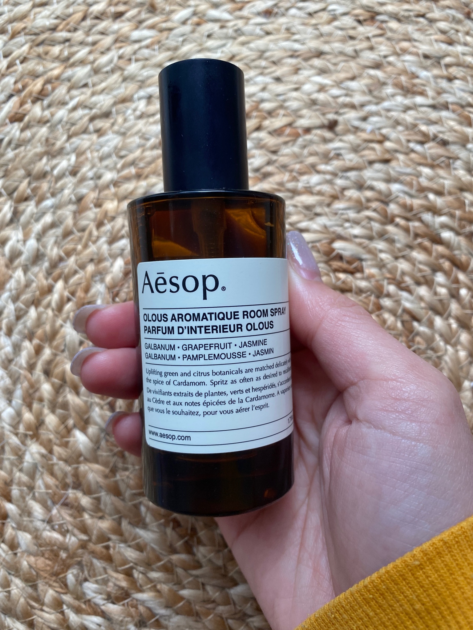 Aesop アロマティック ルームスプレー イストロス 100ml - 芳香器