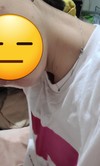 化粧をすると顔色が浮く