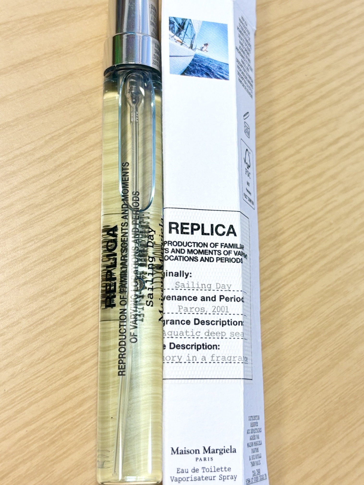 レプリカ　オードトワレ　セーリング　ディ100ml メゾン マルジェラ Maison Margiela レプリカ セーリング デイ