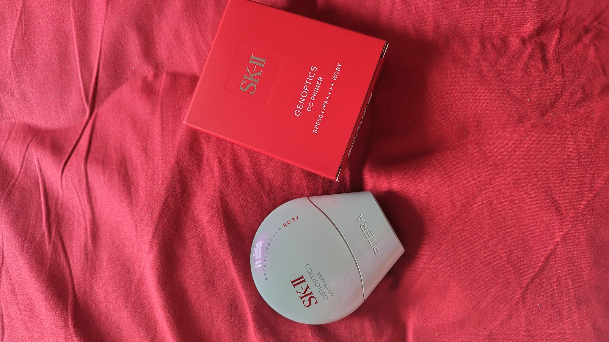SK-II / ジェノプティクス CC プライマー ロージーピンクの