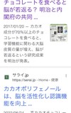 高カカオ 脳