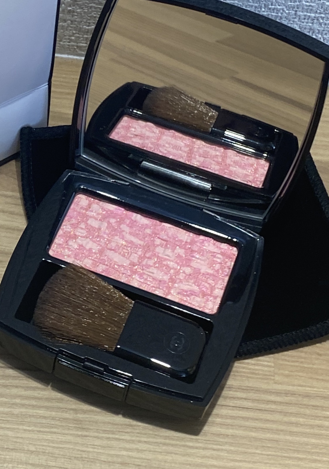 CHANEL シャネル チークカラー ケース レ ティサージュ ツイード