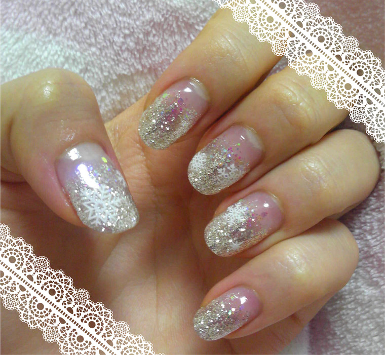 ネイル ラメグラ 雪の結晶 Emily Templeさんのブログ Cosme アットコスメ ネイル ラメグラ 雪の結晶 Emily Templeさんのブログ Cosme アットコスメ