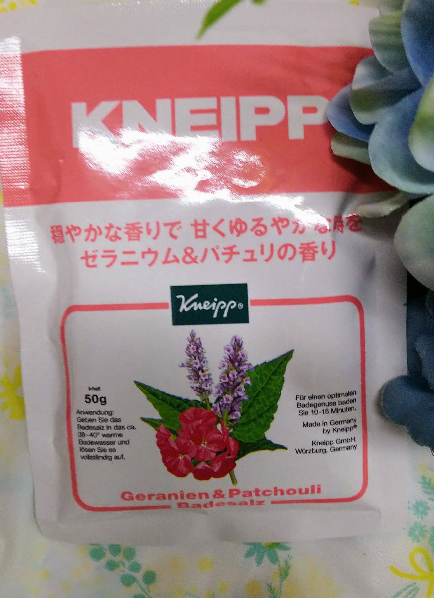 クナイプ【KNEIPP】バスソルト ゼラニウム＆パチュリの香り２７包 ...