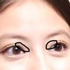寝不足で一重目になる