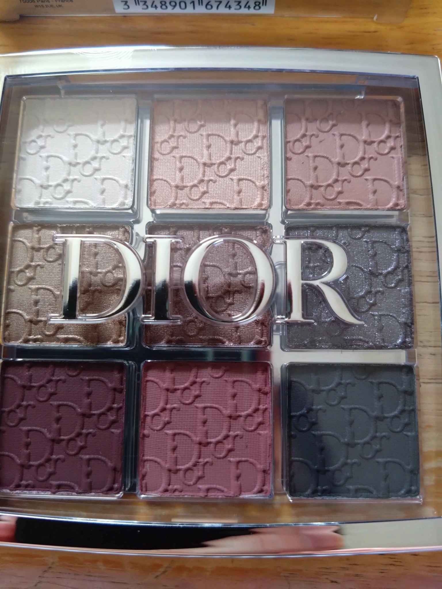 Dior バックステージ　アイシャドウ　パレット 002 ディオール バックステージ アイ パレット 002 スモーキー