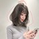 【ヘアスタイリング】ひし形に横にボリュームキープには