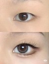 画像のように目を大きく見せたい！