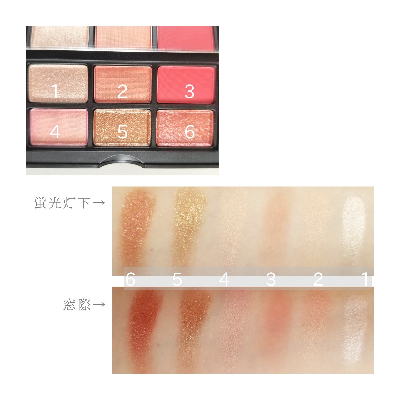 NARS オーガズム ミニアイシャドウパレット - ベースメイク/化粧品