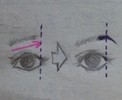 きっちりめな眉の描き方