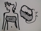 前かがみの胸元対策…どうしてる？