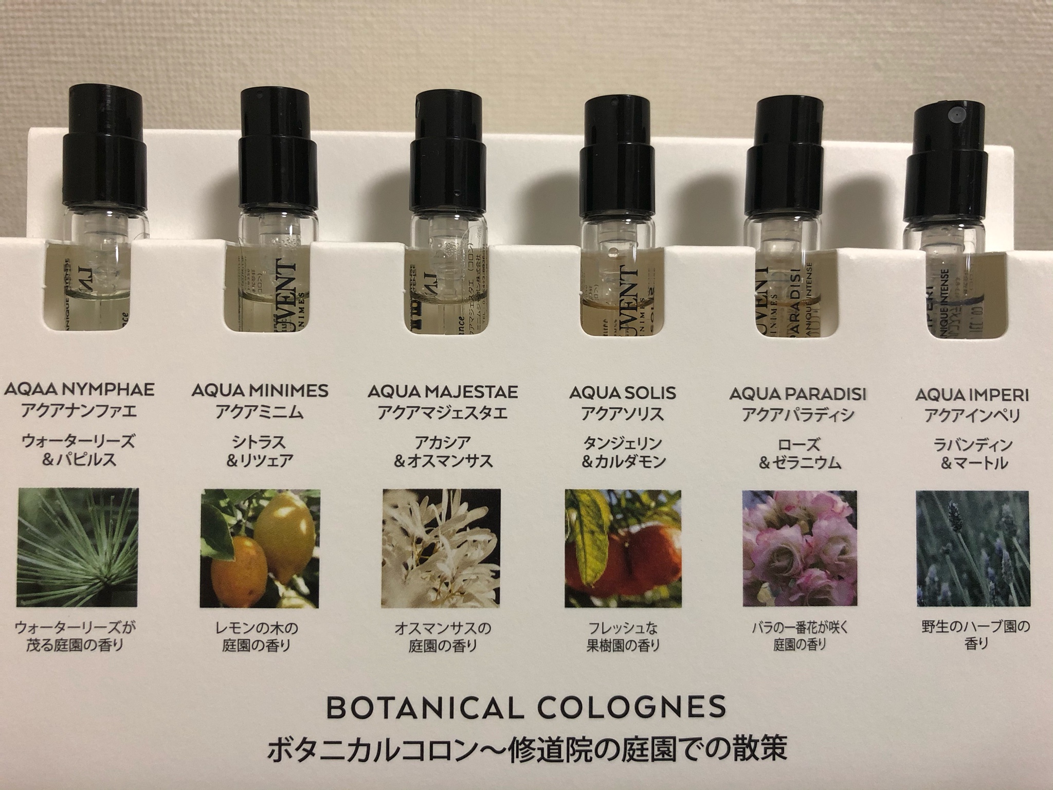 クヴォン・デ・ミニム ボタニカルコロン アクアソリス 10ml - 香水