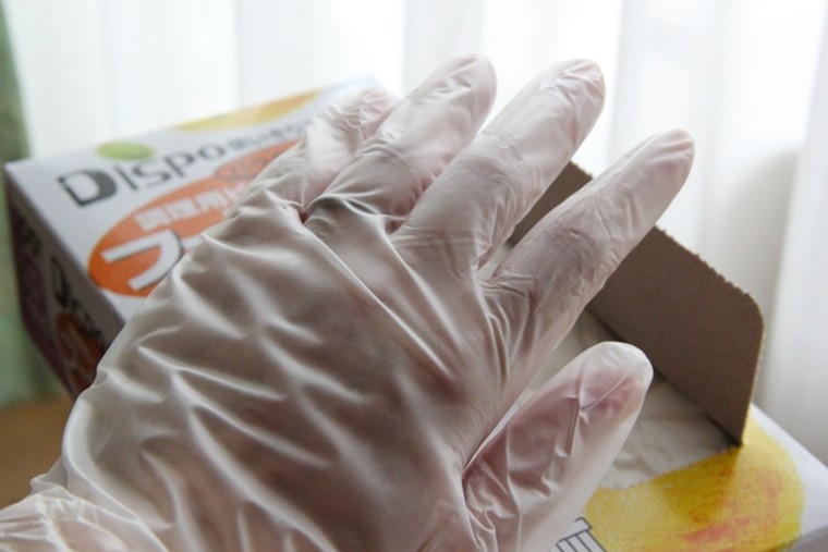 ネイルを守るために １枚10円 調理用ビニール手袋 ナチュさんのブログ Cosme アットコスメ