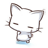 ひなたぼっこの猫