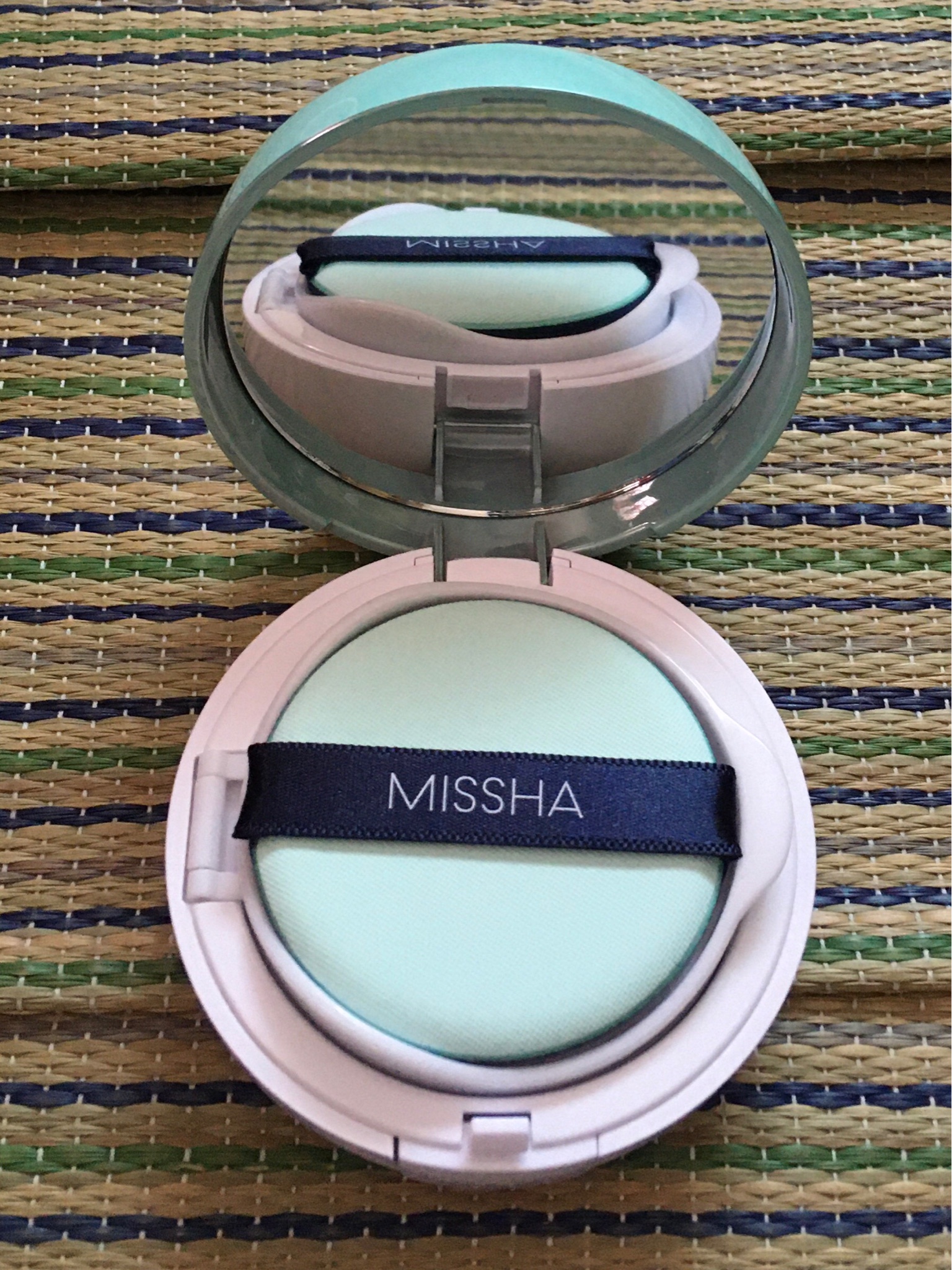 Missha ミシャ M クッションベース ミント の口コミ写真 By ゆみみん ﾟ ﾟさん 2枚目 美容 化粧品情報はアットコスメ