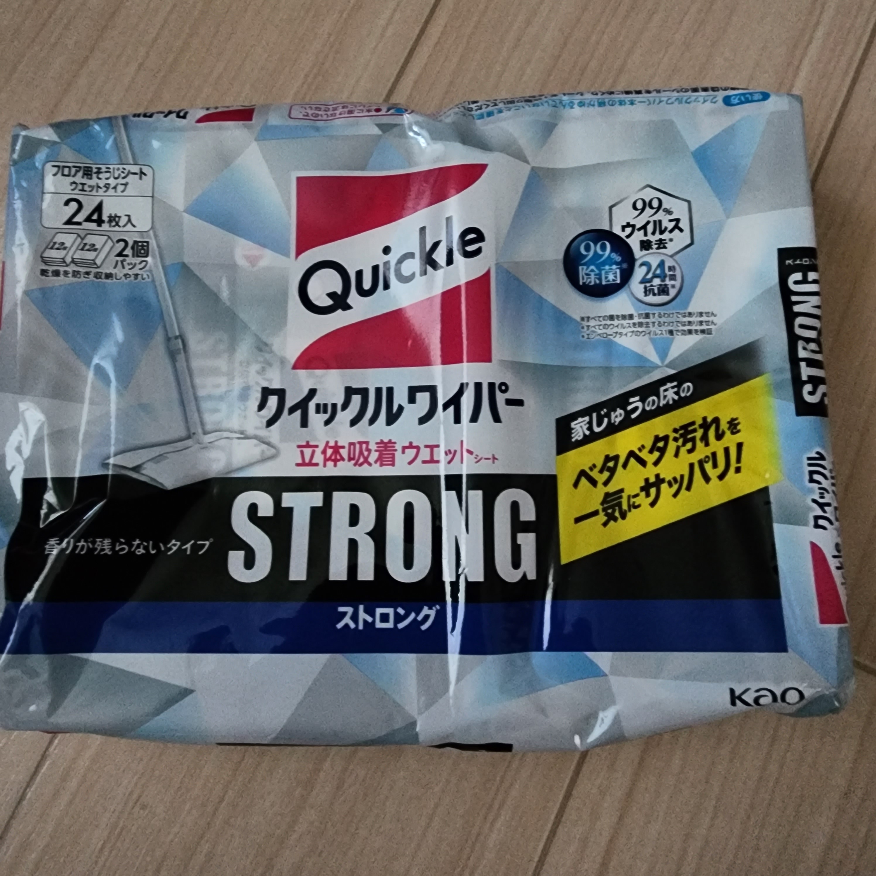 クイックル / クイックルワイパー 立体吸着ウエットシート ストロング