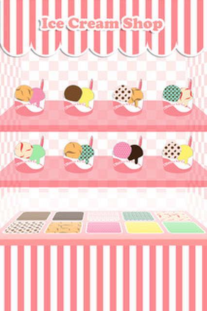 Iphone壁紙 ５月 シャーベットカラー Ice Cream Shop ダーヤマさんのブログ Cosme アットコスメ